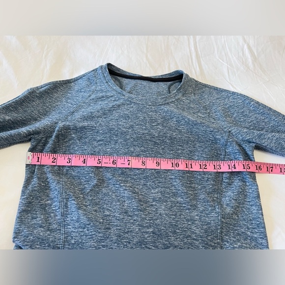 Lululemon | Women’s SZ 6 | Runderful Long Sleeve Top | Heathered Blue Run Pocket - Picture 4 of 9